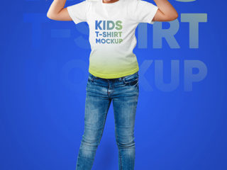 Kids Girl T-Shirt Mockups Vol 2. Part 1