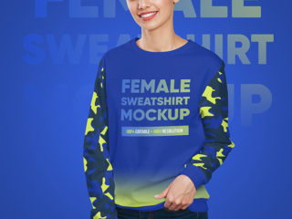 Female Sweatshirt Mockups Vol.1