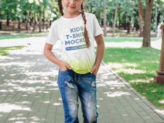 Kids Girl T-Shirt Mockups Vol 5